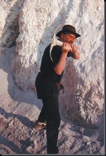 Shapiro em mina de cristais em Minas Gerais (Foto: VJ Enterprises)